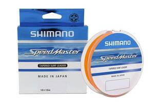 Шоклидер Shimano Speedmaster Tapered Surf Leader 10X15m 0.33-0.57mm 7.2-17.0kg (1013-2266.79.20)