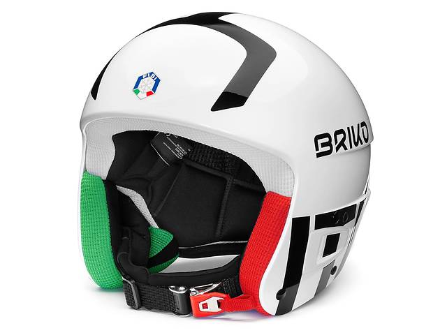 Шолом гірськолижний підлітковий Briko Vulcano FIS 6.8 FISI JR S/M White/Black