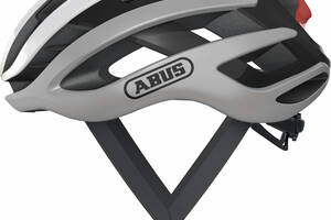 Шолом велосипедний ABUS AIRBREAKER S 51-55 Silver White