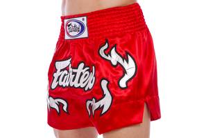 Шорты для тайского бокса FAIRTEX BS0665 S Красный