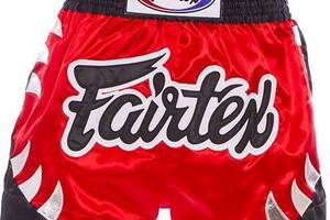 Шорты для тайского бокса и кикбоксинга BS0611 Fairtex XXL Красно-черный (37475027)