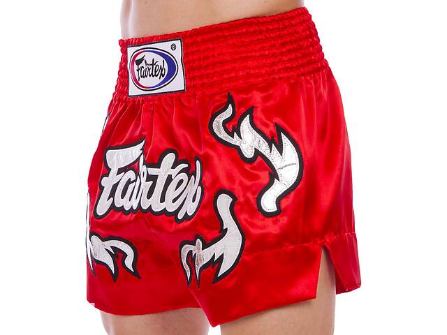 Шорты для тайского бокса и кикбоксинга Fairtex BS0665 2XL Красный