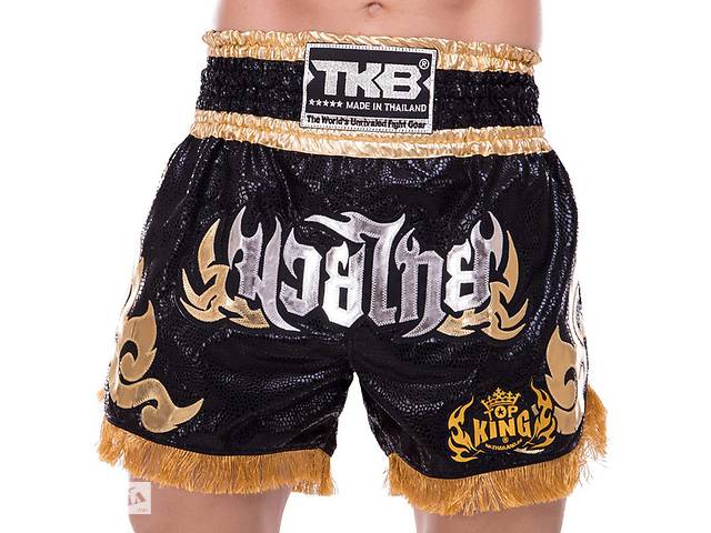 Шорты для тайского бокса и кикбоксинга TKTBS-062 Top King Boxing M Черный (37551087)