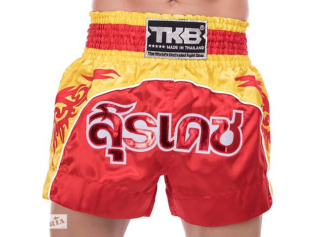 Шорты для тайского бокса и кикбоксинга TKTBS-146 Top King Boxing L Красный (37551096)