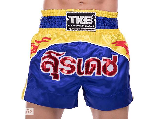 Шорты для тайского бокса и кикбоксинга TKTBS-146 Top King Boxing L Синий (37551096)