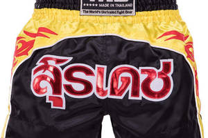 Шорты для тайского бокса и кикбоксинга TKTBS-146 Top King Boxing L Черный (37551096)