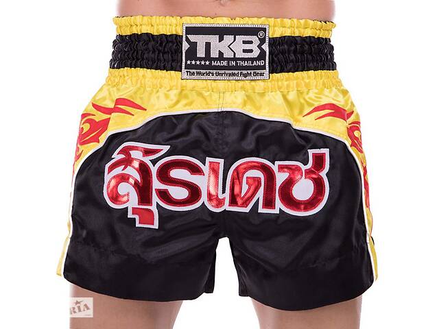 Шорты для тайского бокса и кикбоксинга TKTBS-146 Top King Boxing M Черный (37551096)
