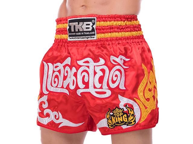 Шорты для тайского бокса и кикбоксинга TOP KING TKTBS-056 М Красный