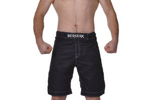 Шорти MMA Berserk Sport Legacy Чорний + size (на резинці) 2XL