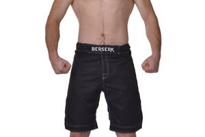 Шорти MMA Berserk Sport Legacy Чорний + size (на резинці) L(34)