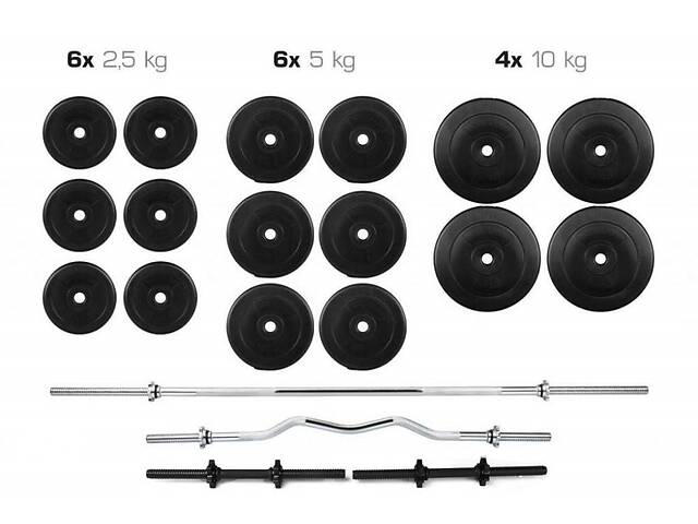 Штанга + Гантели Набор Premium 101 КГ