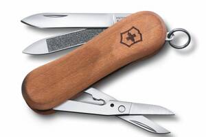 Швейцарский нож Victorinox Delemont EvoWood 81 65 мм 5 функций Светлый орех (0.6421.63)