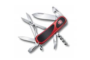 Швейцарский нож Victorinox EvoGrip 14 Красный с черным (2.3903.C)