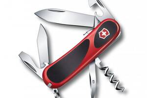 Швейцарський ніж Victorinox EvoGrip S101 85 мм 12 функцій Червоно-чорний (2.3603.SC)