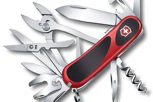 Швейцарский нож Victorinox EvoGrip S557 85 мм 21 функций Красно-черный (2.5223.SC)