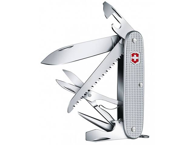 Швейцарский нож Victorinox Farmer X 93мм/10функ/рифл.серебро (0.8271.26)