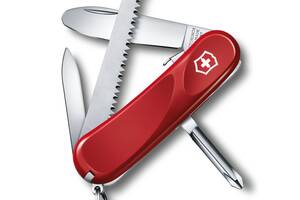 Швейцарский нож Victorinox Junior 09 85 мм 8 функций Красный (2.4213.SKE)