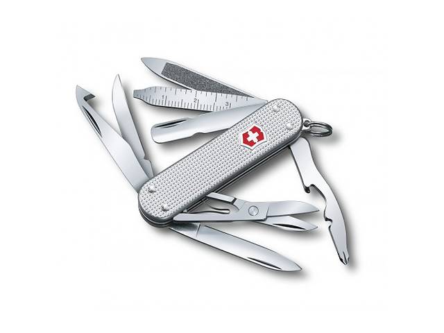 Швейцарский нож Victorinox Minichamp 58 мм 15 функций Alox Серый (0.6381.26)