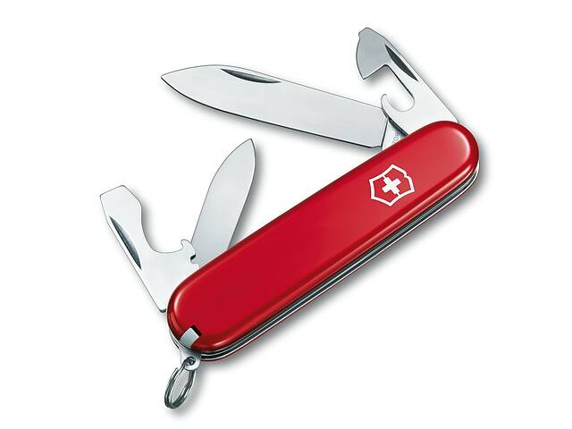 Швейцарский нож Victorinox Recruit 84 мм 10 функций Красный в блистере (0.2503.B1)