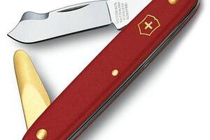 Швейцарский нож Victorinox садовый 100 мм 3 функции Красный (3.9140)