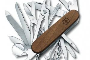 Швейцарский нож Victorinox Swisschamp Wood 91 мм 29 функций Орех (1.6791.63)