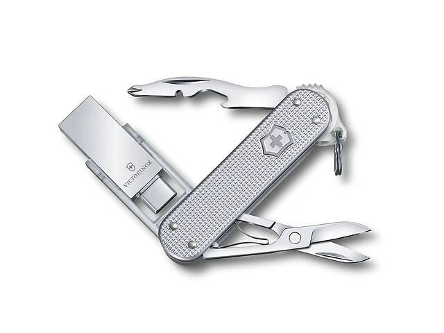 Швейцарский нож Victorinox Work 58 мм 6 функций USB флешка 32 Гб Серебристый (4.6261.26G32B1)