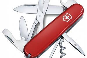 Швейцарский складной нож Victorinox Climber 91 мм 14 функций Красный полупрозрачный в блистере (1.3703.B1)