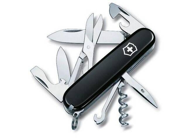 Швейцарский складной нож Victorinox Climber, черный