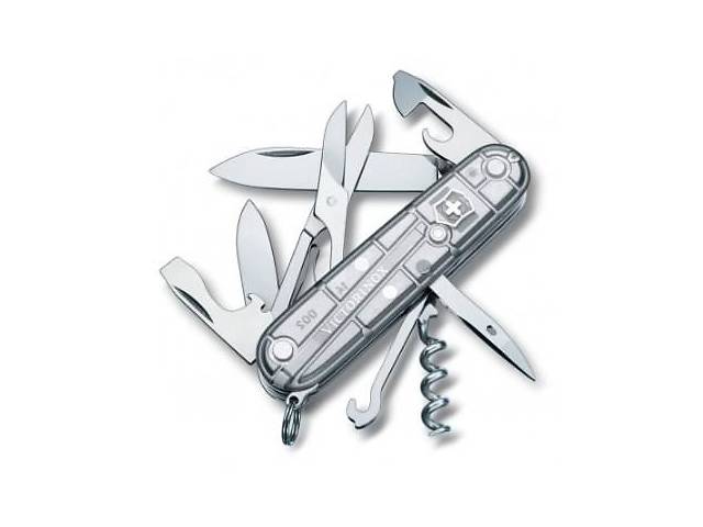 Швейцарский складной нож Victorinox Climber, прозрачный