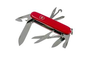 Швейцарский складной нож Victorinox Super Tinker 91 мм 14 функций Красный в блистере (1.4703.B1)