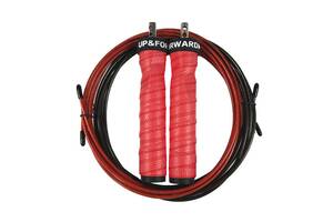 Скакалка скоростная для кроссфита UP & FORWARD Speed Rope PRO+ Красный