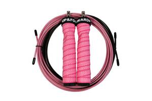 Скакалка скоростная для кроссфита UP & FORWARD Speed Rope PRO+ Розовый