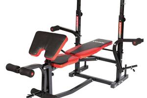 Скамья для жима York Fitness ASPIRE 220 с стойкой для штанги и партой Скотта