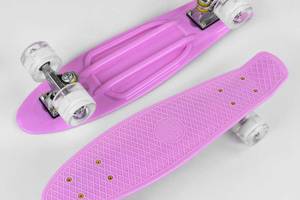 Скейт Пенни борд 3805 Best Board, доска=55см, колёса PU со светом, диаметр 6см Купи уже сегодня!