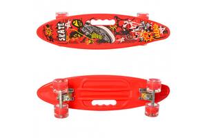 Скейт Profi MS 0461-2 Пенни 59 см Красный (MR08645)