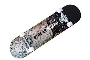 Скейтборд деревянный Sport Series StreakBoard 78 х 20 см Black and white (129436502)