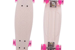 Скейтборд Пенни Penny Led Wheeld SK-5672 FDSO Бело-розовый (60508261)