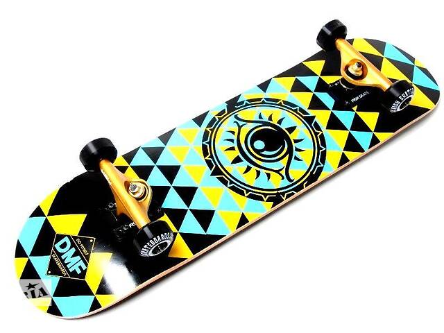 Скейтборд профессиональный Fish Skateboard канадский клен Eye DMF