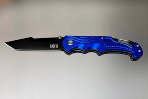 Складной армейский нож Skif Plus Lifesaver, цвет - Синий, нержавеющая сталь, складной нож для военных Купи уже