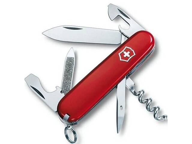 Складной армейский нож Victorinox Sportsman красный