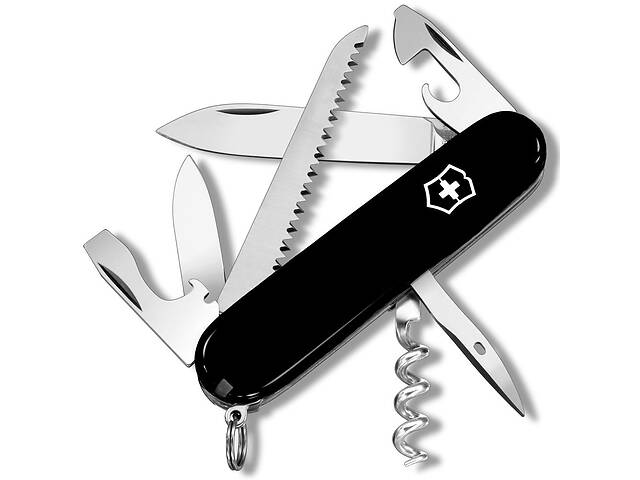 Складной нож Victorinox Camper 91 мм, 13 функций Черный (1.3613.3)