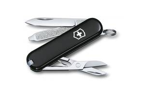 Складной нож Victorinox Classic SD 58 мм 7 функций Черный в блистере (0.6223.3B1)