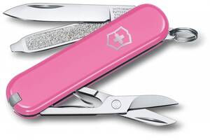 Складной нож Victorinox Classic SD Colors Cherry Blossom 58 мм 7 функций Розовый (0.6223.51G)