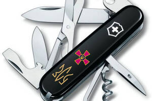 Складной нож Victorinox Climber Army Эмблема ЗСУ и Трезубец ЗСУ (1.3703.3_W1015u)