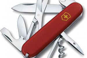 Складной нож Victorinox Climber Mat Красный матовый лак с желтым лого (1.3703_M0008p)