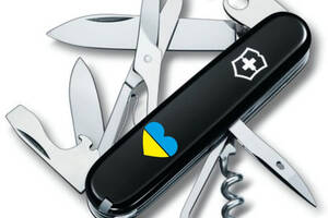 Складной нож Victorinox Climber Ukraine 91 мм Сердце сине-желтое (1.3703.3_T1090u)