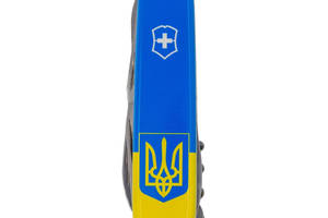 Складной нож Victorinox Climber Ukraine Герб на флаге (1.3703.7.T3030p)