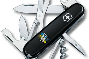 Складной нож Victorinox Climber Ukraine Герб Украины с цветочным флагом (1.3703.3_T1280u)