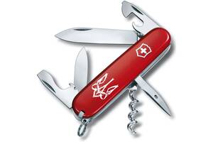 Складной нож Victorinox Climber Ukraine Трезубец готический белый (1.3703_T0630u)