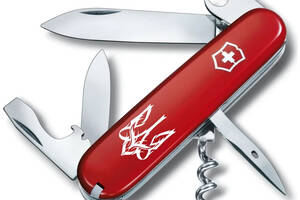 Складной нож Victorinox Climber Ukraine Трезубец готический белый (1.3703_T0630u)